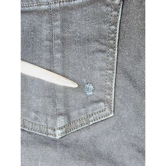 Rag & Bone Size 24X28 Women Black High Rise Skinny Embroidered Pocket Logo Jeans - Picture 16 of 16